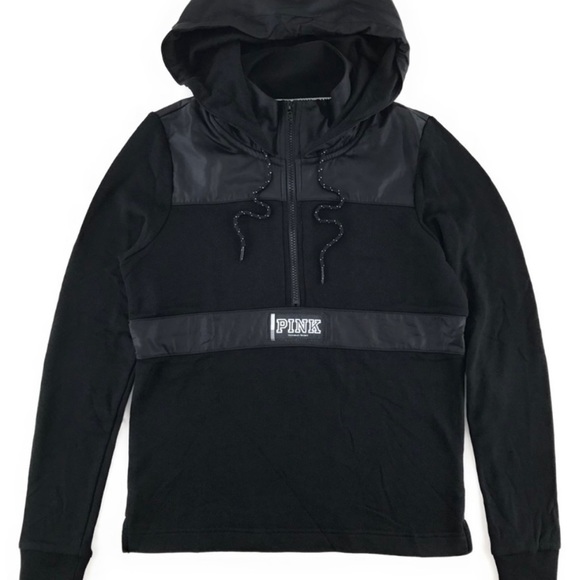 💥EUC💥Victoria's Secret PINK Fleece Lined Anorak Perfect
Quarter Zip Hoodie - Picture 9 of 10